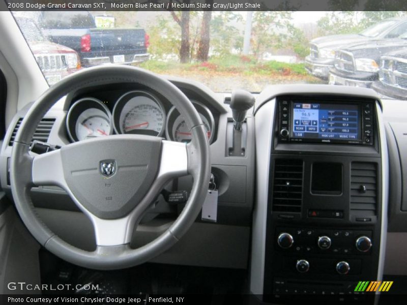 Modern Blue Pearl / Medium Slate Gray/Light Shale 2008 Dodge Grand Caravan SXT