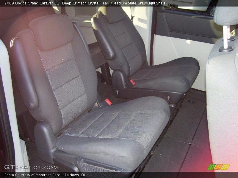 Deep Crimson Crystal Pearl / Medium Slate Gray/Light Shale 2009 Dodge Grand Caravan SE