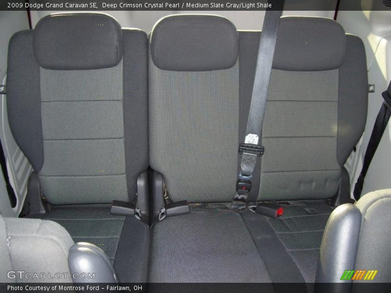 Deep Crimson Crystal Pearl / Medium Slate Gray/Light Shale 2009 Dodge Grand Caravan SE