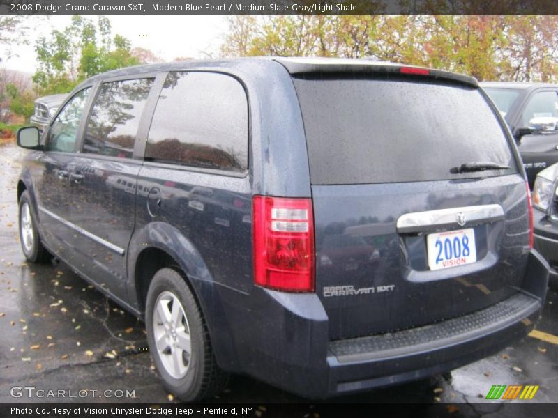 Modern Blue Pearl / Medium Slate Gray/Light Shale 2008 Dodge Grand Caravan SXT