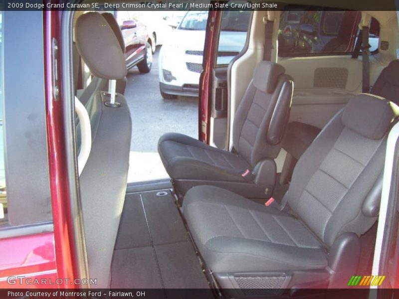 Deep Crimson Crystal Pearl / Medium Slate Gray/Light Shale 2009 Dodge Grand Caravan SE