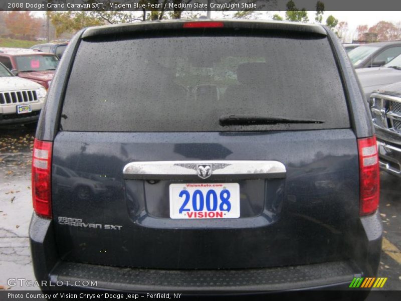 Modern Blue Pearl / Medium Slate Gray/Light Shale 2008 Dodge Grand Caravan SXT