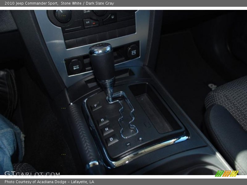 Stone White / Dark Slate Gray 2010 Jeep Commander Sport