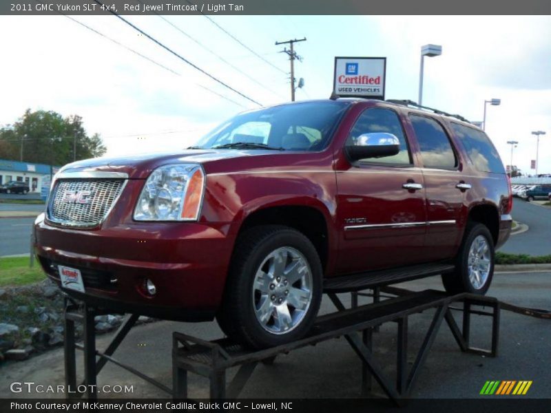 Red Jewel Tintcoat / Light Tan 2011 GMC Yukon SLT 4x4