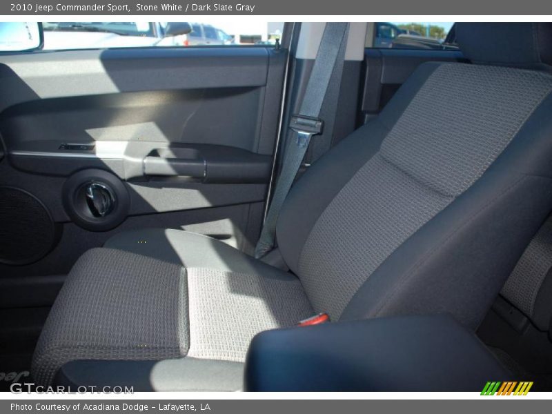 Stone White / Dark Slate Gray 2010 Jeep Commander Sport