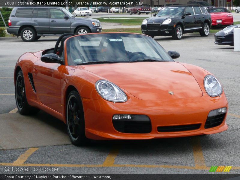 Orange / Black w/ Alcantara Seat Inlay 2008 Porsche Boxster S Limited Edition