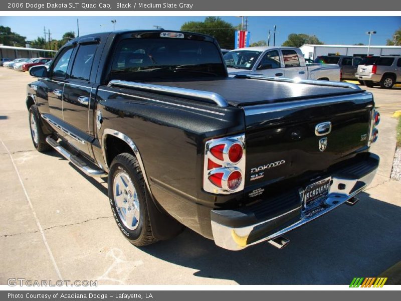 Black / Medium Slate Gray 2006 Dodge Dakota SLT Quad Cab