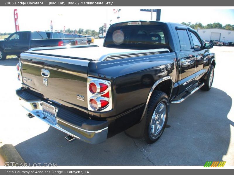 Black / Medium Slate Gray 2006 Dodge Dakota SLT Quad Cab