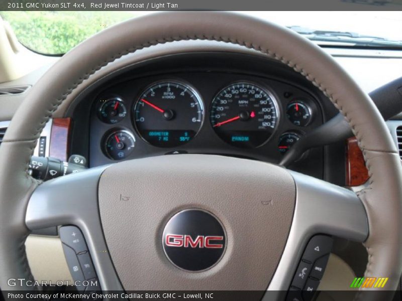 Red Jewel Tintcoat / Light Tan 2011 GMC Yukon SLT 4x4