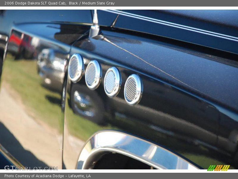 Black / Medium Slate Gray 2006 Dodge Dakota SLT Quad Cab