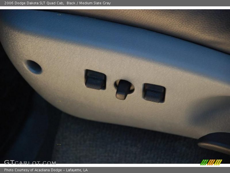 Black / Medium Slate Gray 2006 Dodge Dakota SLT Quad Cab