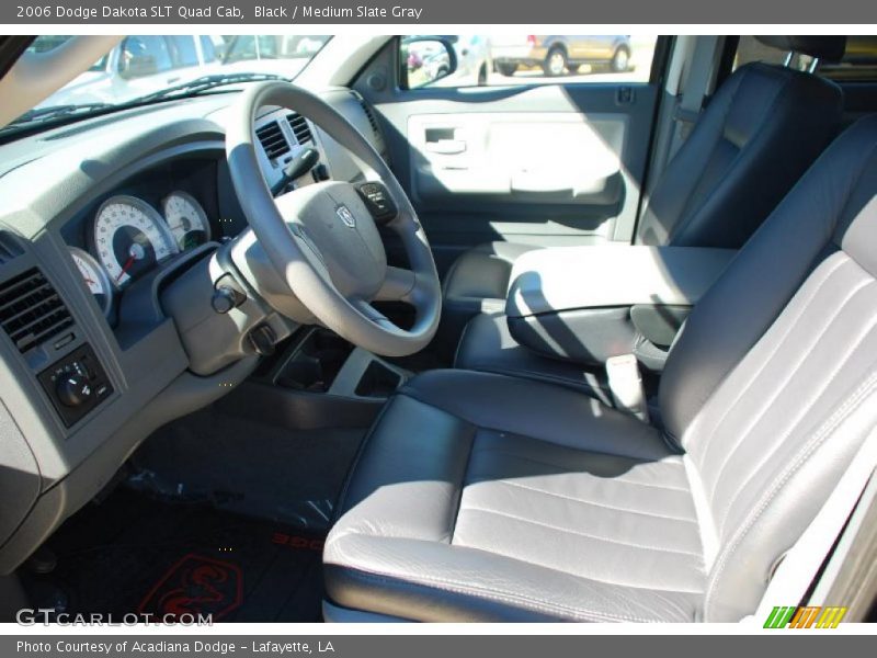  2006 Dakota SLT Quad Cab Medium Slate Gray Interior