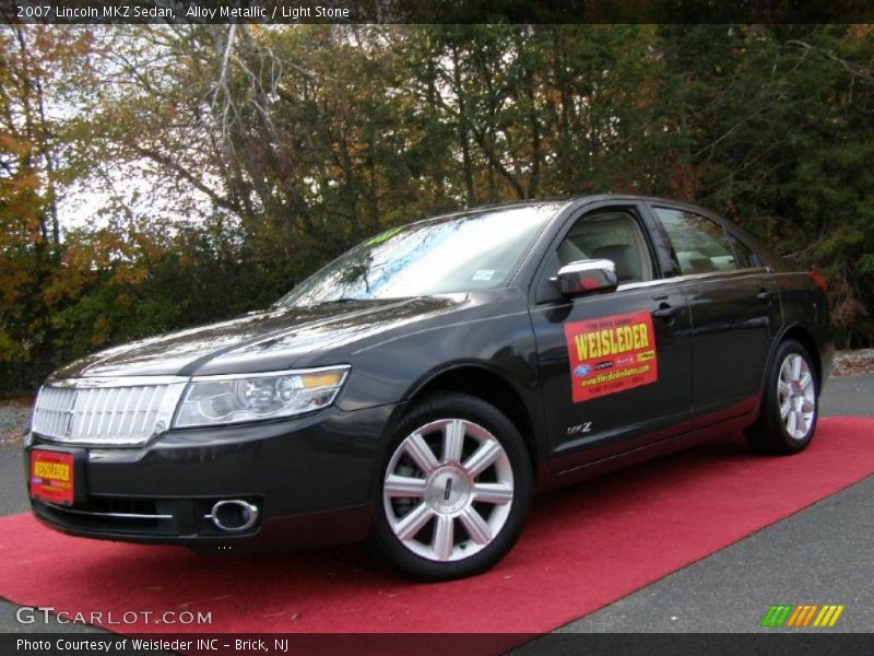 Alloy Metallic / Light Stone 2007 Lincoln MKZ Sedan