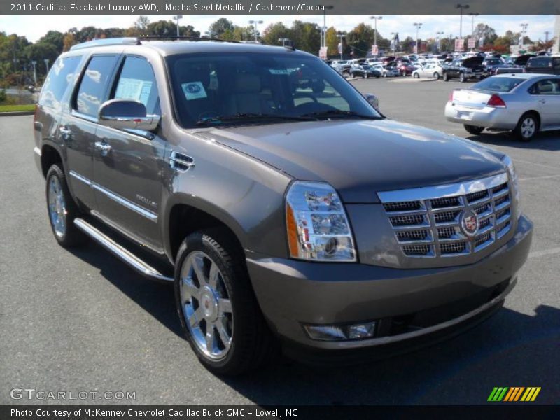 Mocha Steel Metallic / Cashmere/Cocoa 2011 Cadillac Escalade Luxury AWD