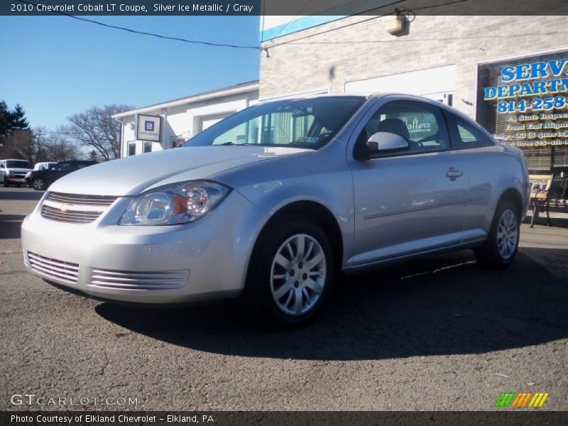 Silver Ice Metallic / Gray 2010 Chevrolet Cobalt LT Coupe