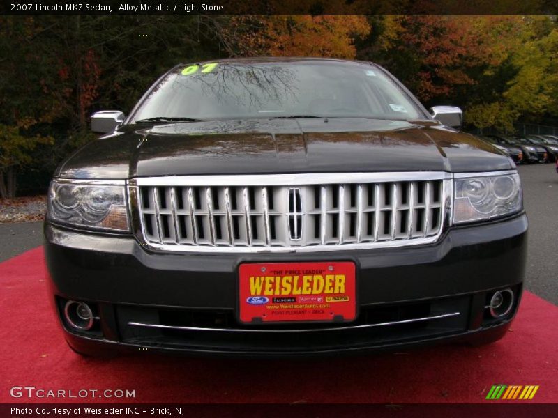 Alloy Metallic / Light Stone 2007 Lincoln MKZ Sedan