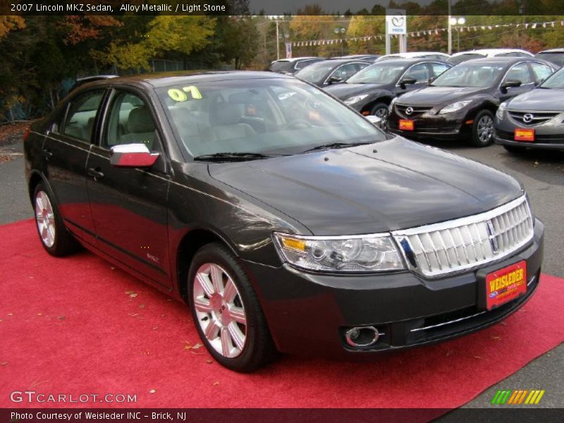 Alloy Metallic / Light Stone 2007 Lincoln MKZ Sedan