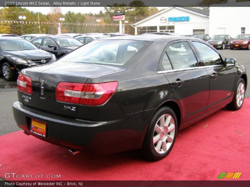 Alloy Metallic / Light Stone 2007 Lincoln MKZ Sedan