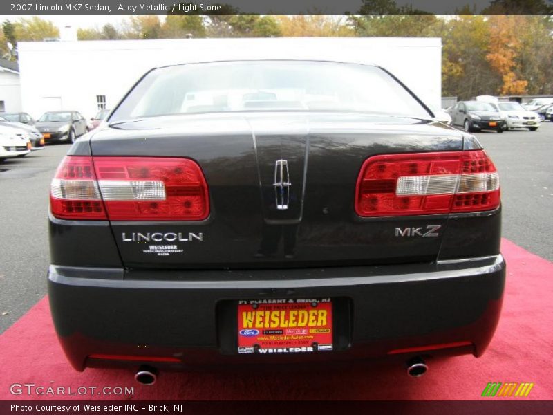 Alloy Metallic / Light Stone 2007 Lincoln MKZ Sedan