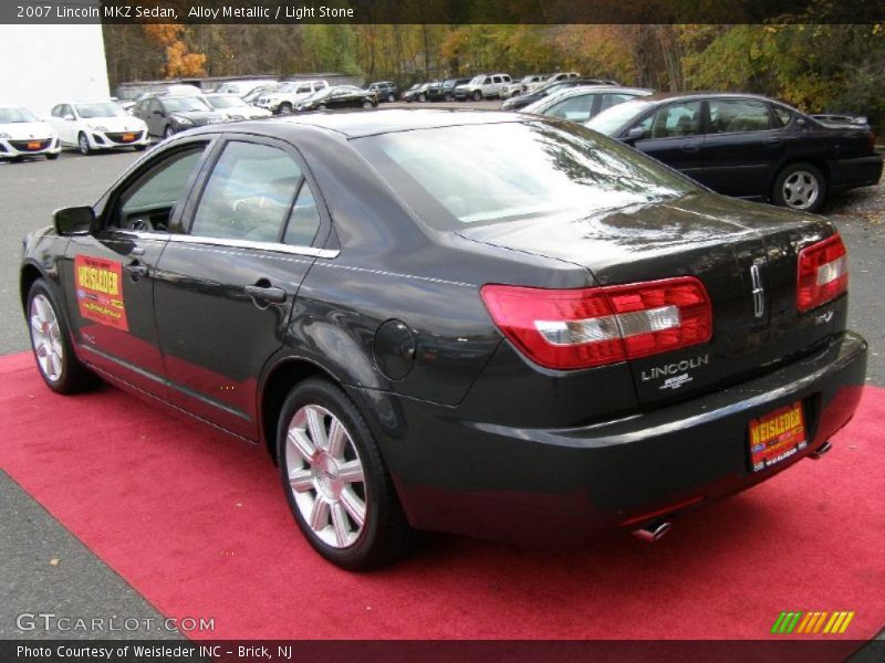 Alloy Metallic / Light Stone 2007 Lincoln MKZ Sedan