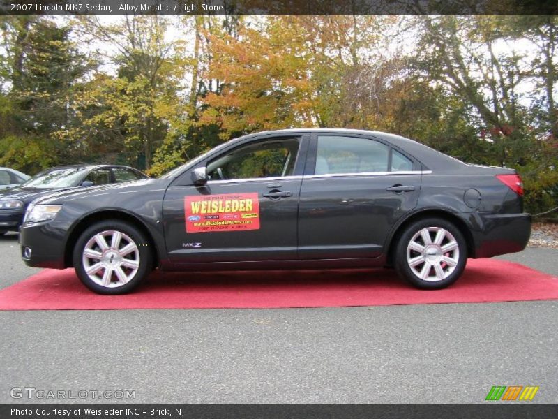 Alloy Metallic / Light Stone 2007 Lincoln MKZ Sedan