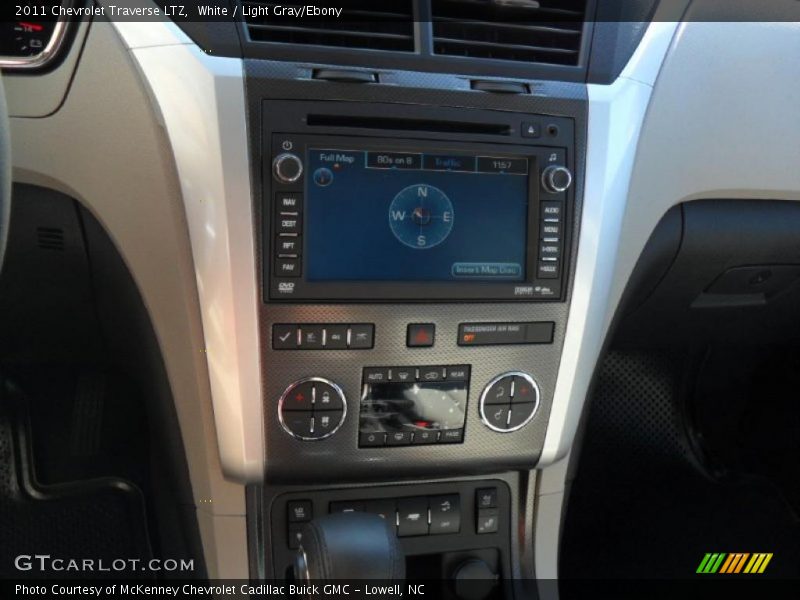 White / Light Gray/Ebony 2011 Chevrolet Traverse LTZ