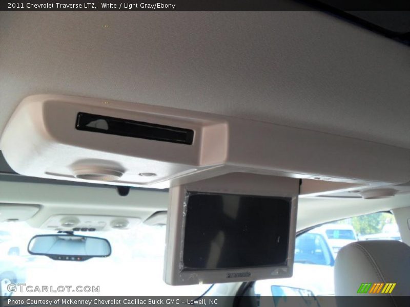 White / Light Gray/Ebony 2011 Chevrolet Traverse LTZ