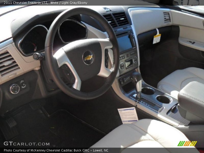 Light Gray/Ebony Interior - 2011 Traverse LTZ 