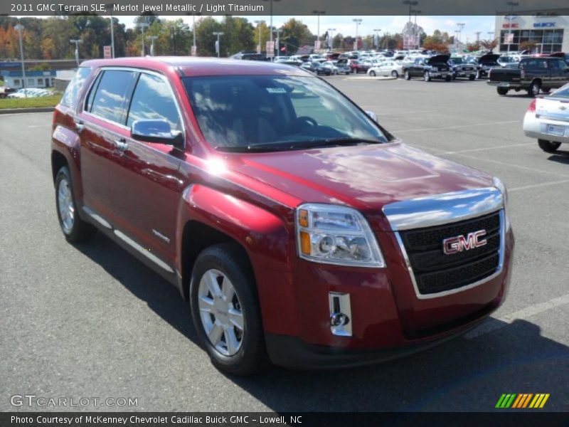 Merlot Jewel Metallic / Light Titanium 2011 GMC Terrain SLE