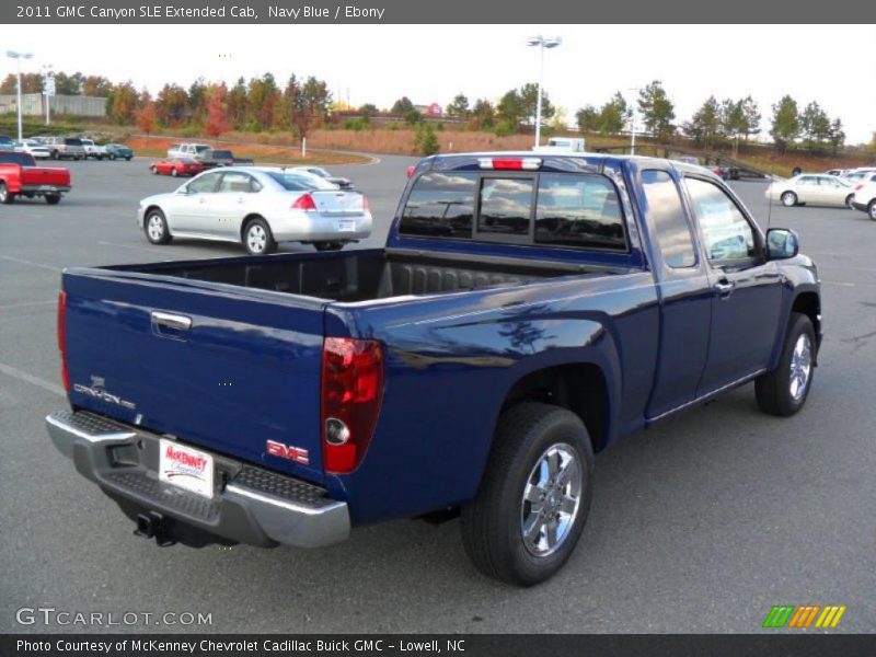 Navy Blue / Ebony 2011 GMC Canyon SLE Extended Cab