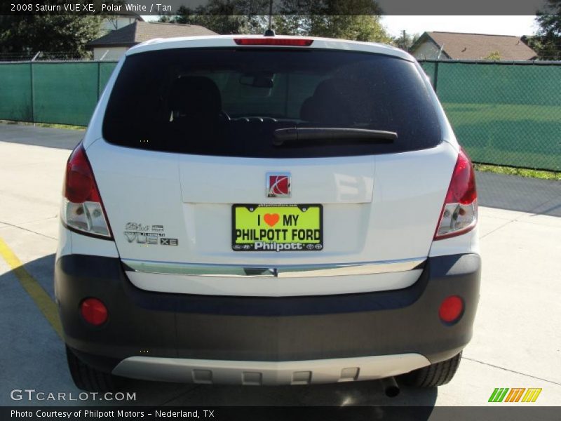Polar White / Tan 2008 Saturn VUE XE