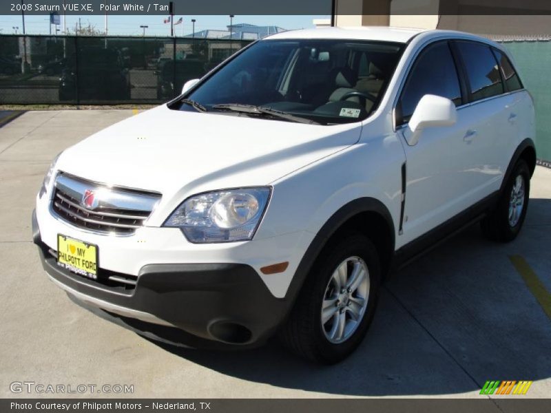 Polar White / Tan 2008 Saturn VUE XE