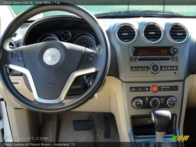 Dashboard of 2008 VUE XE
