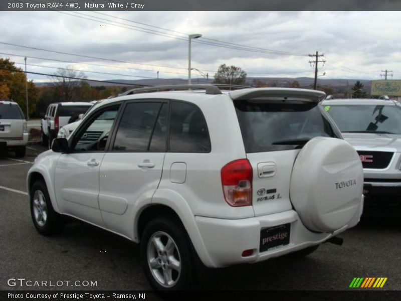 Natural White / Gray 2003 Toyota RAV4 4WD