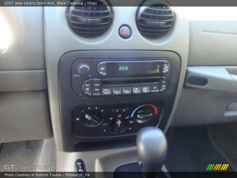 Black Clearcoat / Khaki 2007 Jeep Liberty Sport 4x4