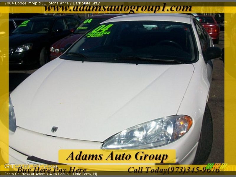 Stone White / Dark Slate Gray 2004 Dodge Intrepid SE