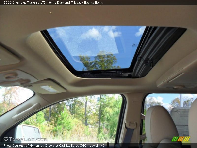 Sunroof of 2011 Traverse LTZ