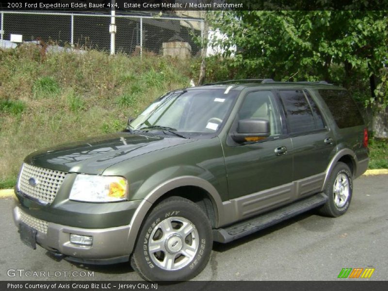 Estate Green Metallic / Medium Parchment 2003 Ford Expedition Eddie Bauer 4x4