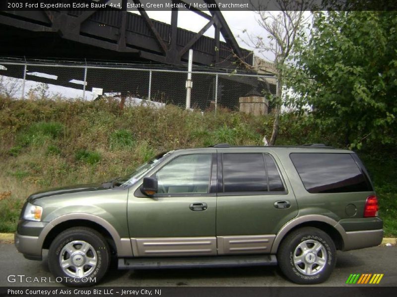 Estate Green Metallic / Medium Parchment 2003 Ford Expedition Eddie Bauer 4x4