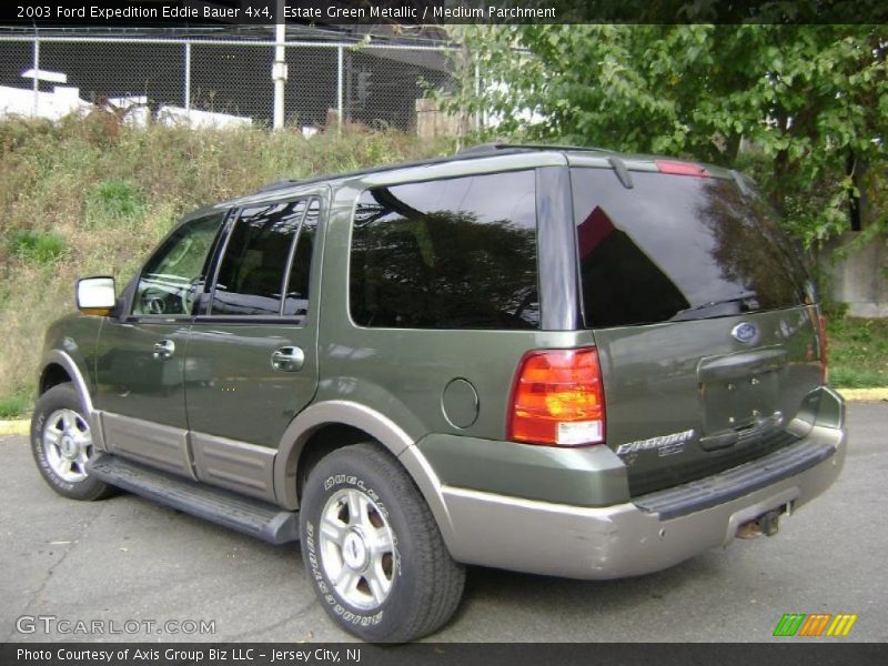 Estate Green Metallic / Medium Parchment 2003 Ford Expedition Eddie Bauer 4x4
