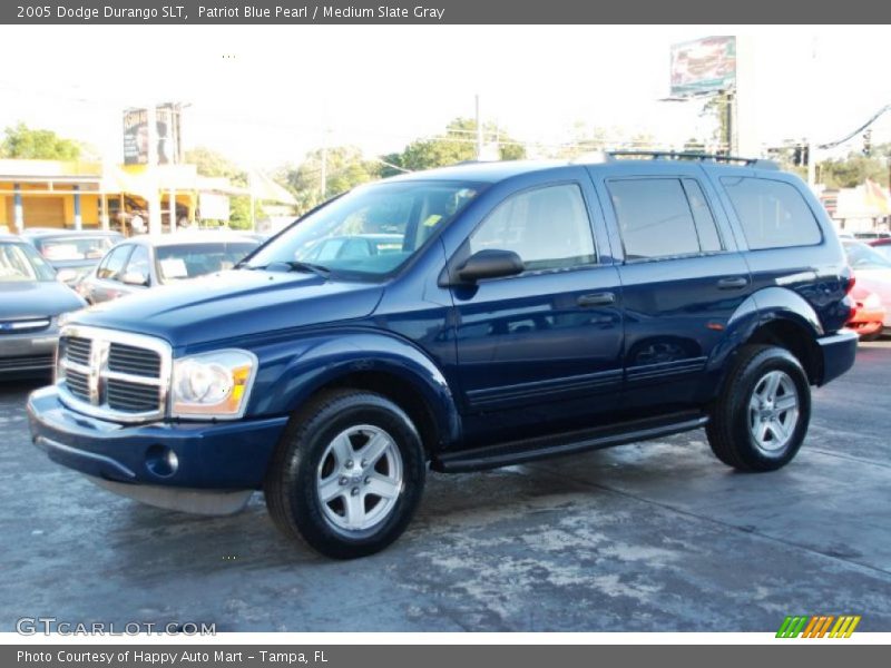 Patriot Blue Pearl / Medium Slate Gray 2005 Dodge Durango SLT
