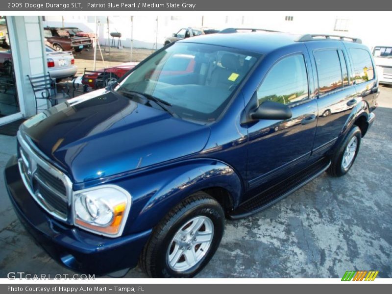 Patriot Blue Pearl / Medium Slate Gray 2005 Dodge Durango SLT