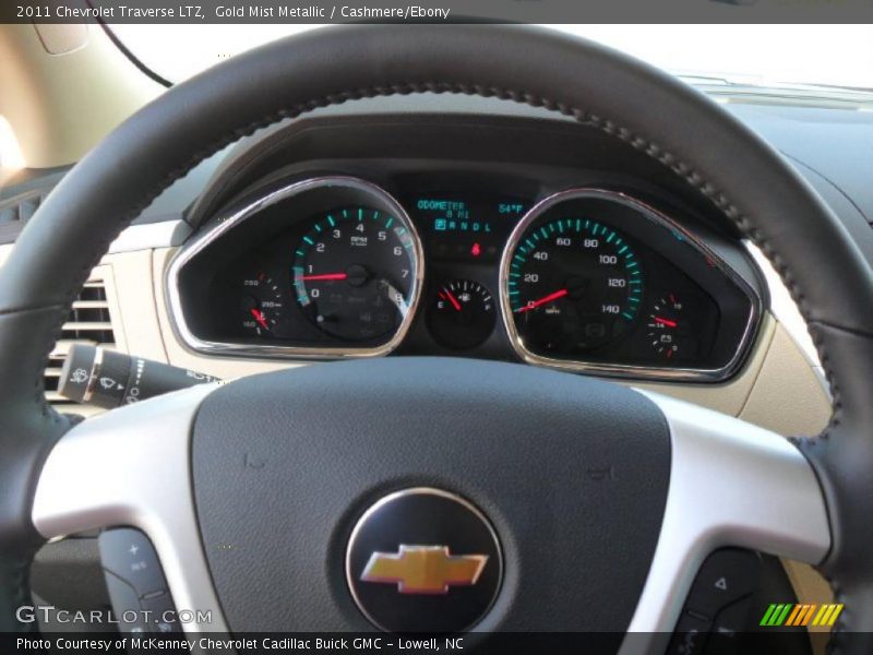 Gold Mist Metallic / Cashmere/Ebony 2011 Chevrolet Traverse LTZ