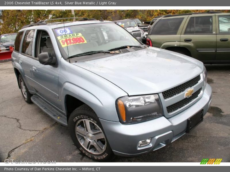 Silver Blue Metallic / Light Gray 2006 Chevrolet TrailBlazer LS 4x4