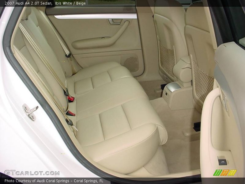Ibis White / Beige 2007 Audi A4 2.0T Sedan