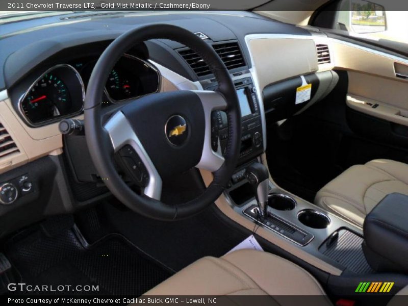 Cashmere/Ebony Interior - 2011 Traverse LTZ 