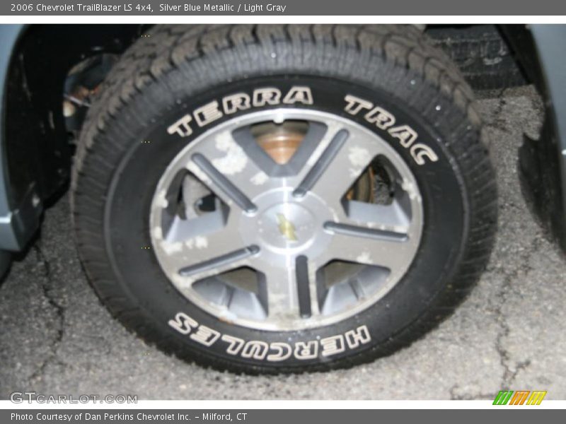Silver Blue Metallic / Light Gray 2006 Chevrolet TrailBlazer LS 4x4