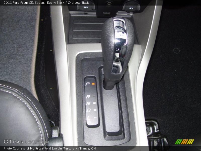 Ebony Black / Charcoal Black 2011 Ford Focus SEL Sedan