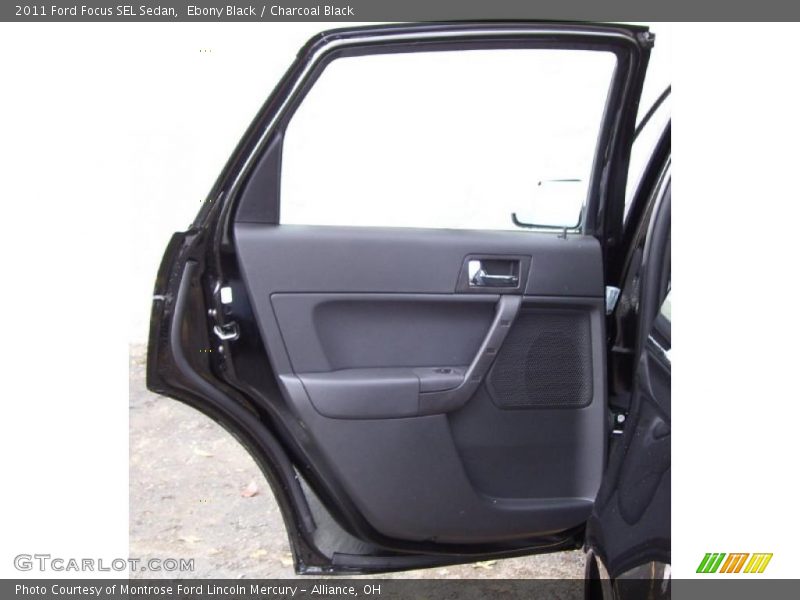 Ebony Black / Charcoal Black 2011 Ford Focus SEL Sedan