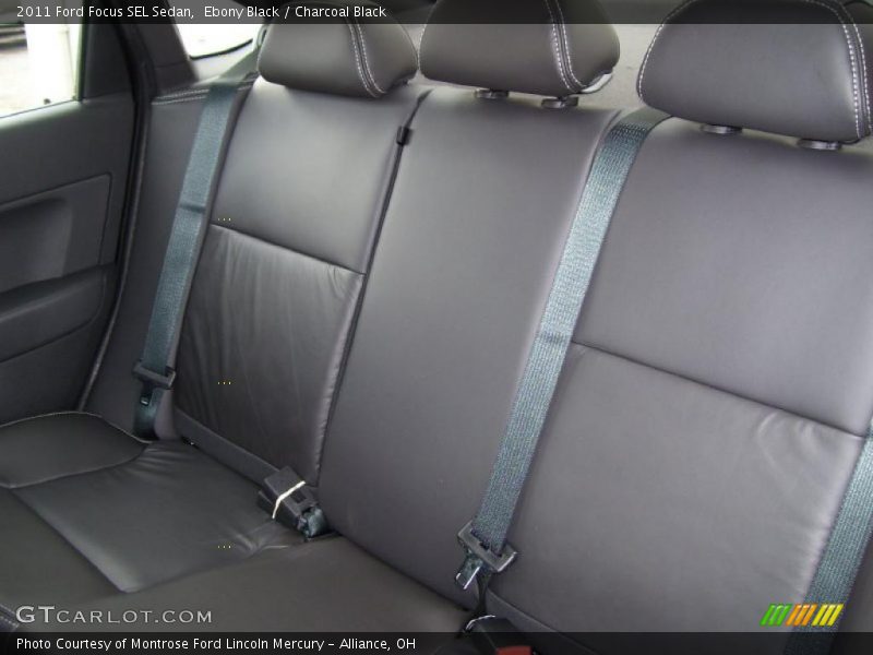 Ebony Black / Charcoal Black 2011 Ford Focus SEL Sedan